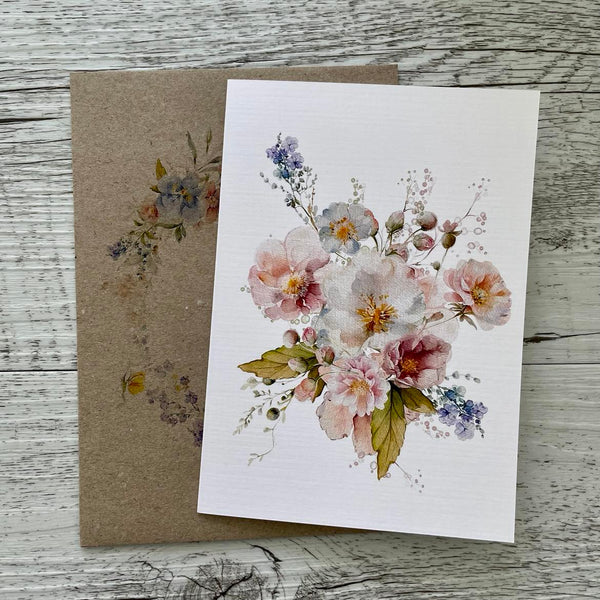 Boxed Card set of 10 - Spring Floral blank cards set