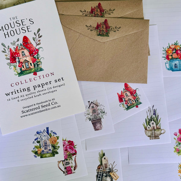The MOUSE'S HOUSE Writing Paper Set (Non-Personalised)