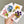 Load image into Gallery viewer, Mini greeting Cards - Flower pots in 4 designs (Set A)