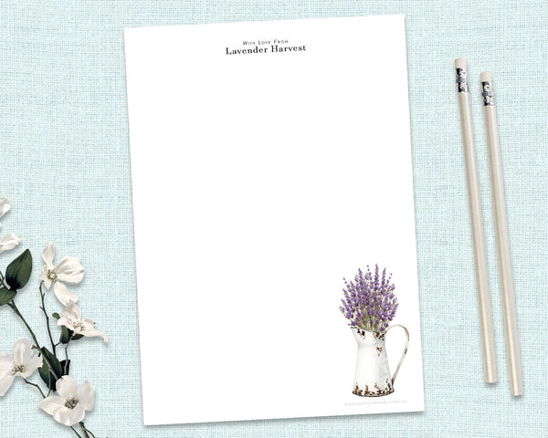 FRENCH LAVENDER Personalised Writing Paper Set Of 20