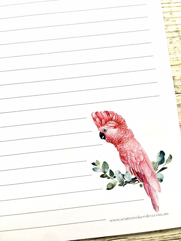 AUSTRALIAN BIRDS Personalised Writing Paper Set of 20