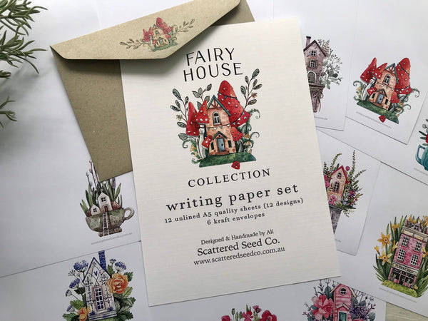 FAIRY HOUSE Writing Paper Set (Non-Personalised)