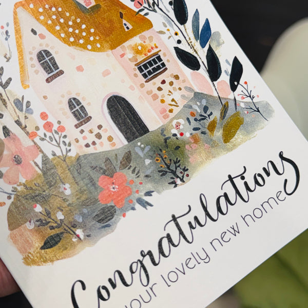 New Home Congratulations card