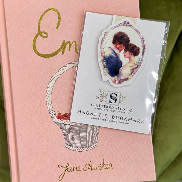 Jane Austen couple in frame MAGNETIC BOOKMARK