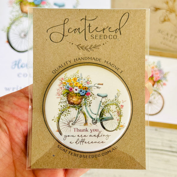 Teacher’s Appreciation Gift Floral Bicycles Stationery gift set