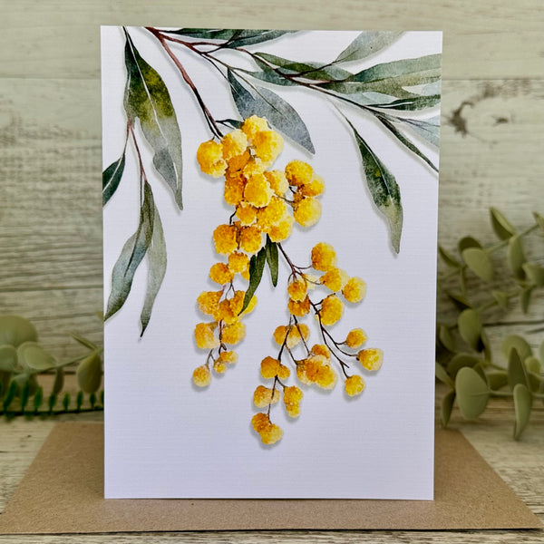 AUSTRALIAN FLORALS Single Stems Blank cards set of 4 - Set A