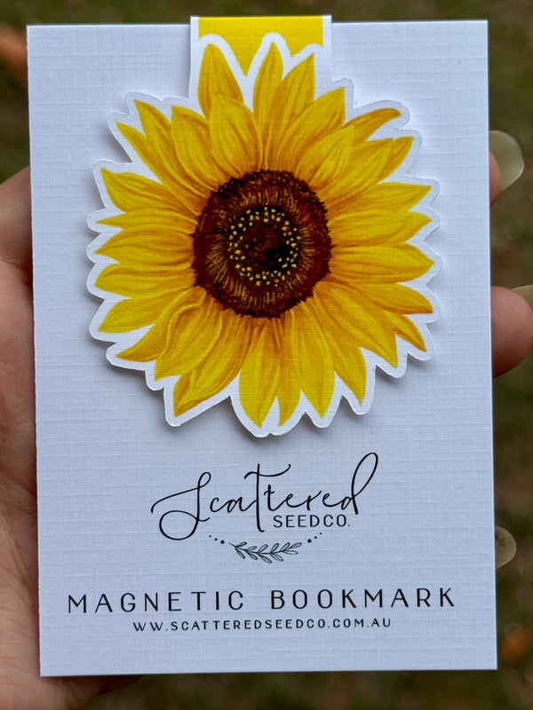 Sunflower and Bee & Honey MAGNETIC BOOKMARKS