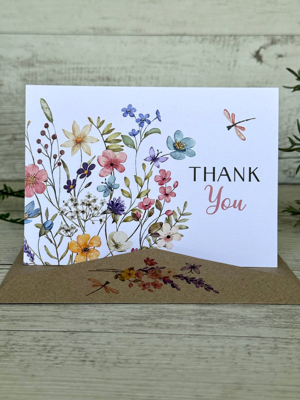 Wildflower Thank You Cards