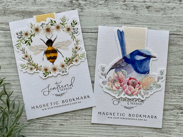 Birds & Bees Magnetic Bookmarks