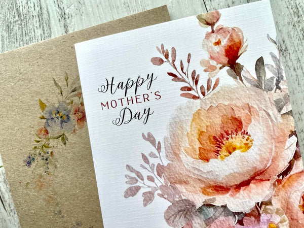 SPRING FLORAL Mothers Day card