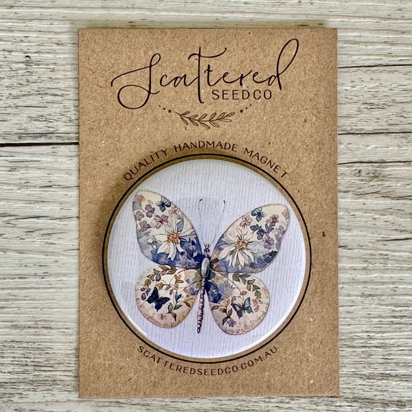 Pastel BUTTERFLY Large Magnets -4 designs