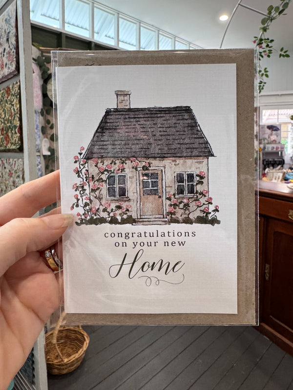 Congratulations on your new Home greeting card - Humble Home card