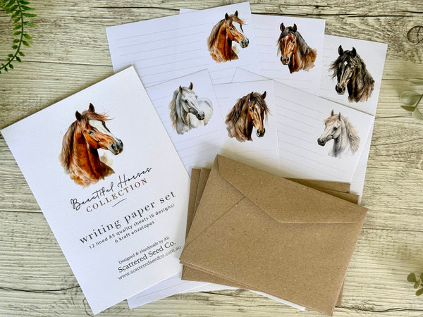 BEAUTIFUL HORSES Writing Paper Set (Non-Personalised)