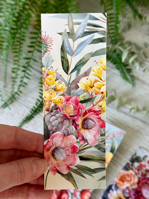 Australian Flora Bookmarks set of 3