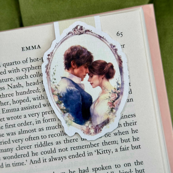 Jane Austen couple in frame MAGNETIC BOOKMARK