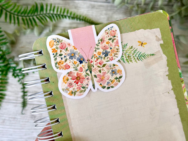 Pastel Butterfly Magnetic Bookmarks