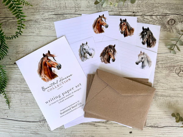 BEAUTIFUL HORSES Writing Paper Set (Non-Personalised)