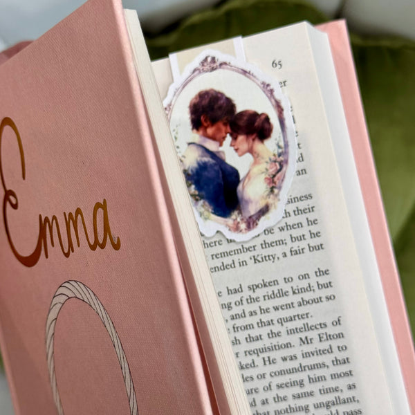 Jane Austen couple in frame MAGNETIC BOOKMARK