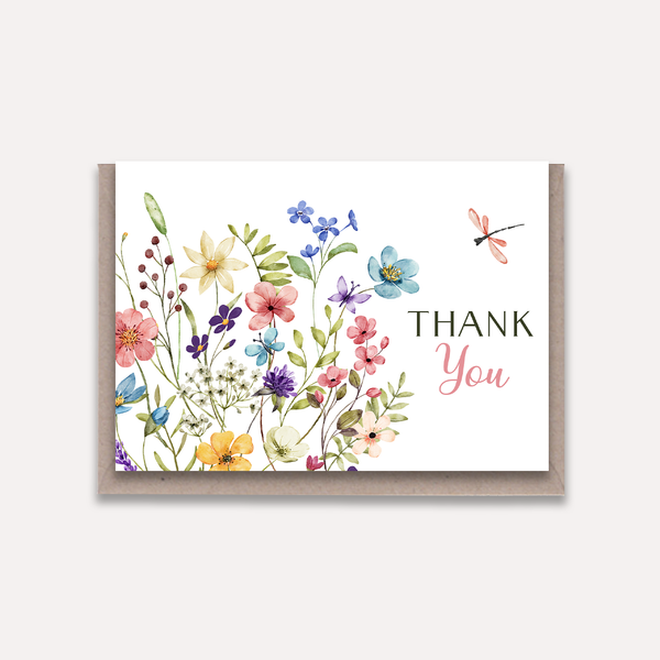 Wildflower Thank You Cards