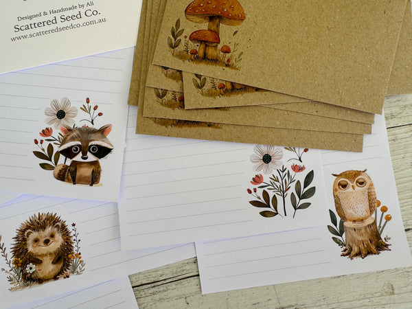 WOODLANDS Wonderland Writing Paper Set (Non-Personalised)