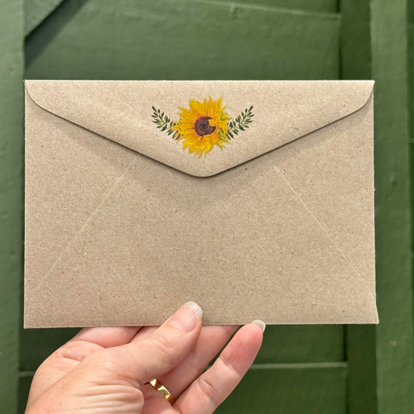 SUNFLOWER Birthday Card