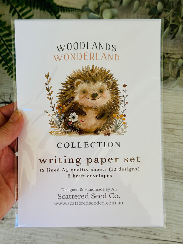 WOODLANDS Wonderland Writing Paper Set (Non-Personalised)