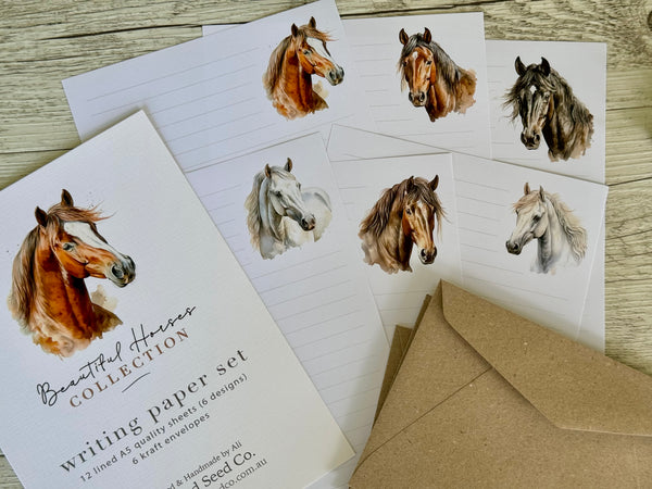 BEAUTIFUL HORSES Writing Paper Set (Non-Personalised)