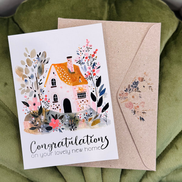 New Home Congratulations card