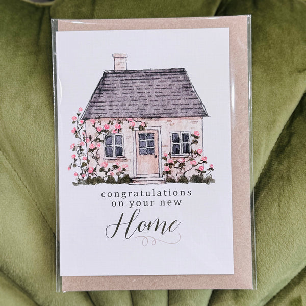Congratulations on your new Home greeting card - Humble Home card