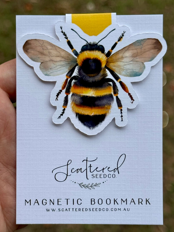 Sunflower and Bee & Honey MAGNETIC BOOKMARKS