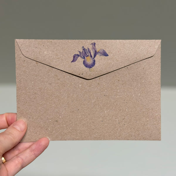 IRIS greeting cards set of 4