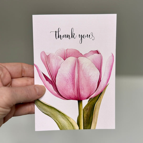 Blush Florals greeting cards set of 4