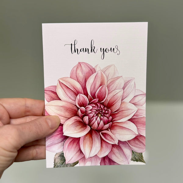 Blush Florals greeting cards set of 4