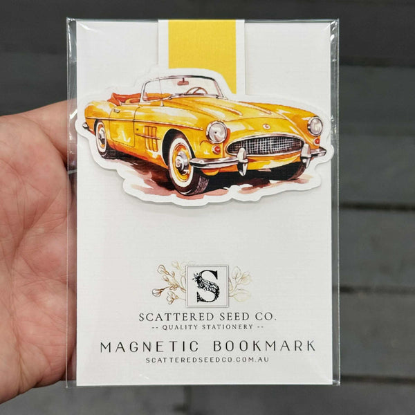 Vintage Classic Cars MAGNETIC BOOKMARKS