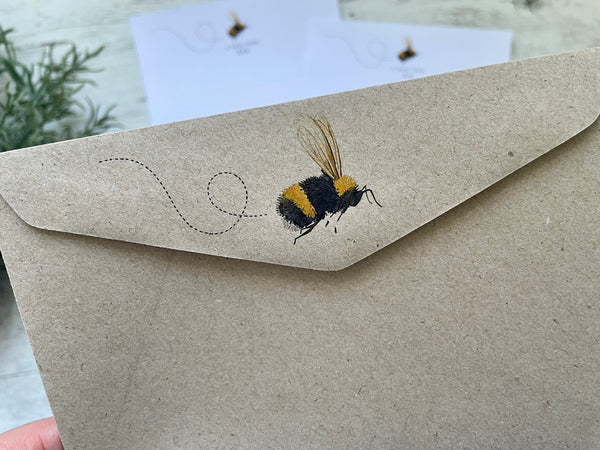 BUMBLE BEE Personalised Writing Paper Set of 20