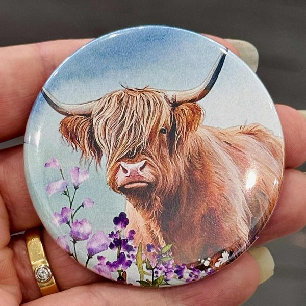 Highland Cow Large Magnet