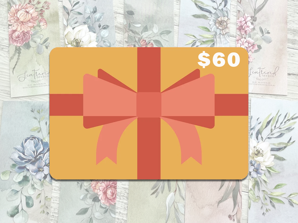 Scattered Seed Co Gift Card/Voucher