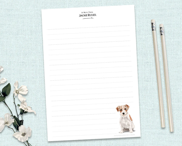 DOG Personalised Writing Paper Set of 20