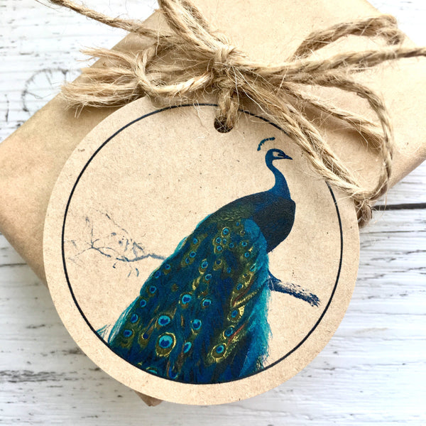 PEACOCK Gift tags