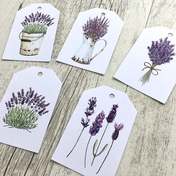 FRENCH LAVENDER gift tags set of 10
