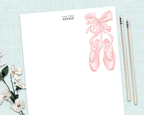 BALLERINA Personalised Writing Paper Set of 20