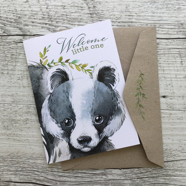 FOREST FRIENDS Welcome BABY BOY / NEUTRAL Birth cards