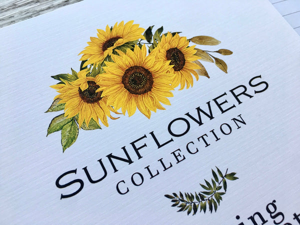 SUNFLOWERS Writing Paper Set (Non-Personalised)