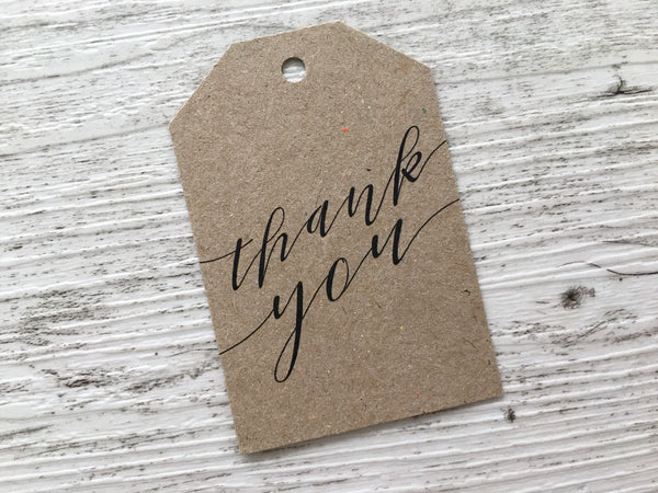 THANK YOU gift tags