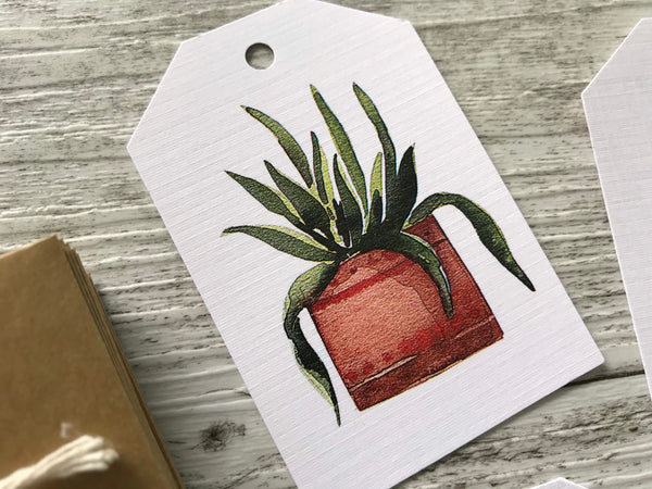 POTTED PLANTS Collection 2 gift tags