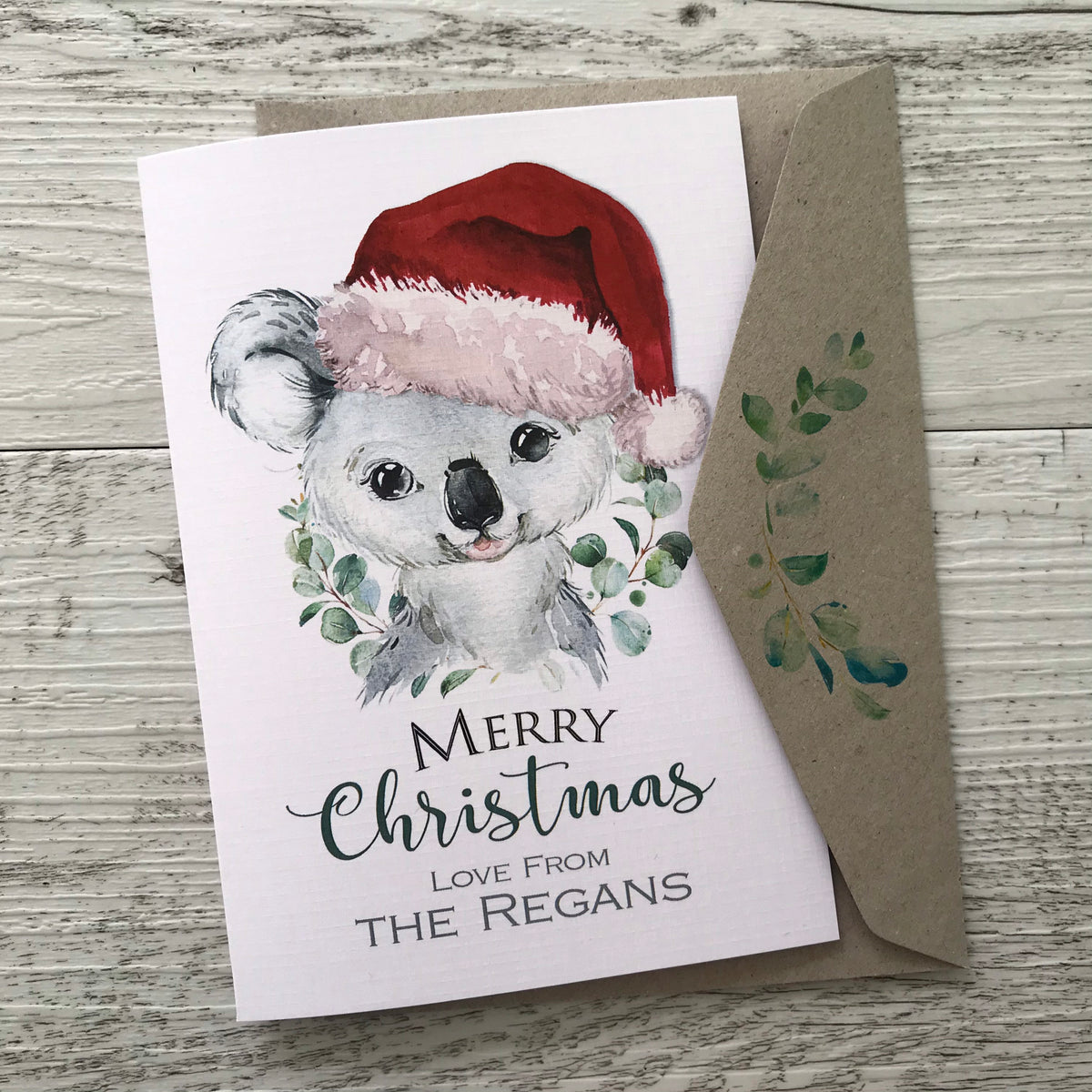 AUSTRALIAN ANIMAL Personalised Christmas Cards – Scattered Seed Co