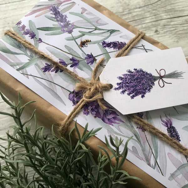 FRENCH LAVENDER COLLECTION Gift Wrap Belly-Bands