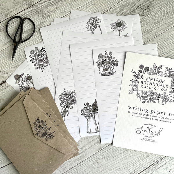 BOTANICALS Writing Paper Set (Non-Personalised)