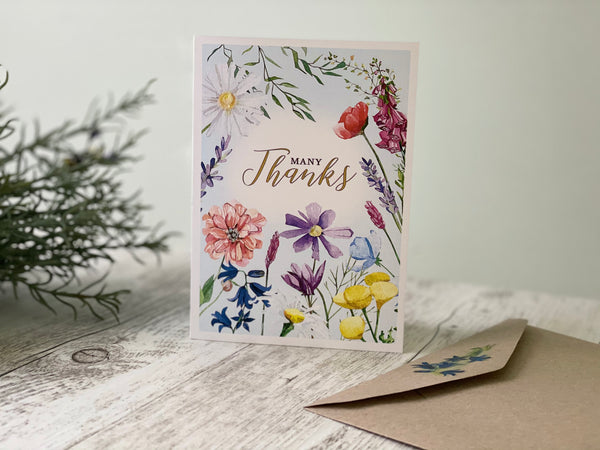 WILDFLOWER Thank You Cards