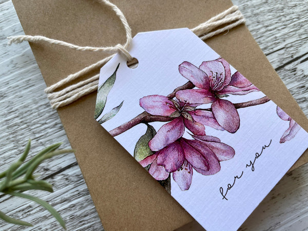 CHERRY BLOSSOM gift tags